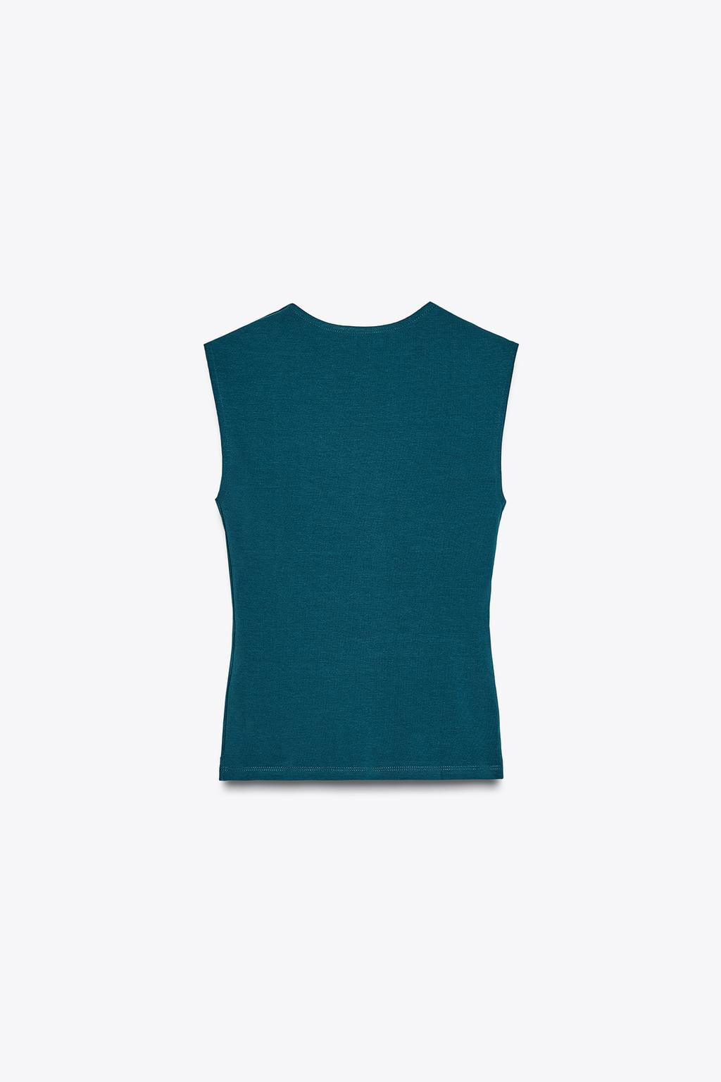 SLEEVELESS KNIT TOP - Zara фото 23