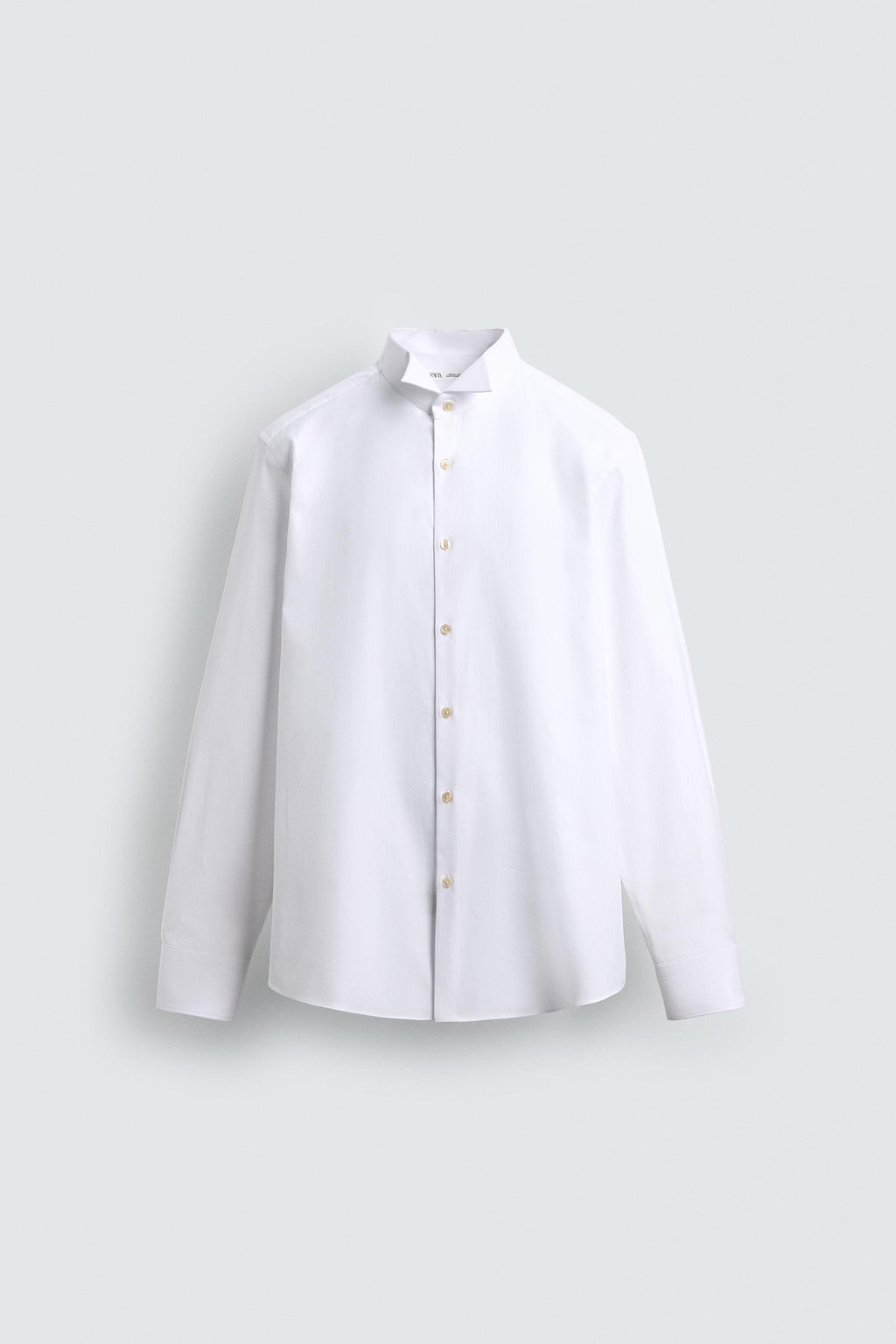 CAMISA CUELLO SMOKING / Blanco - Zara фото 6