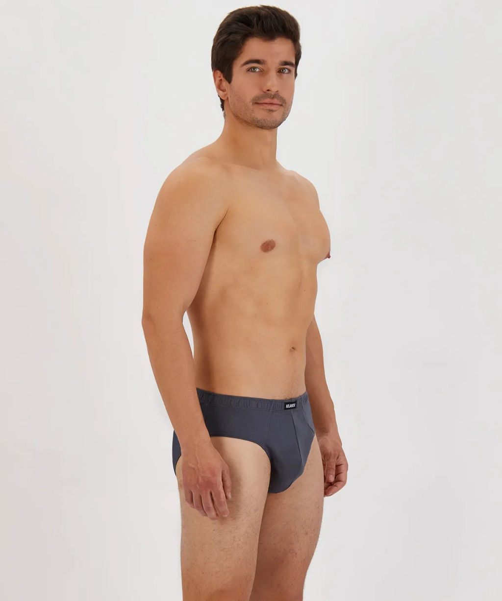 ATLANTIC 3BMP-006 Трусы классика Basic - набор 3 шт. микс  фото 8