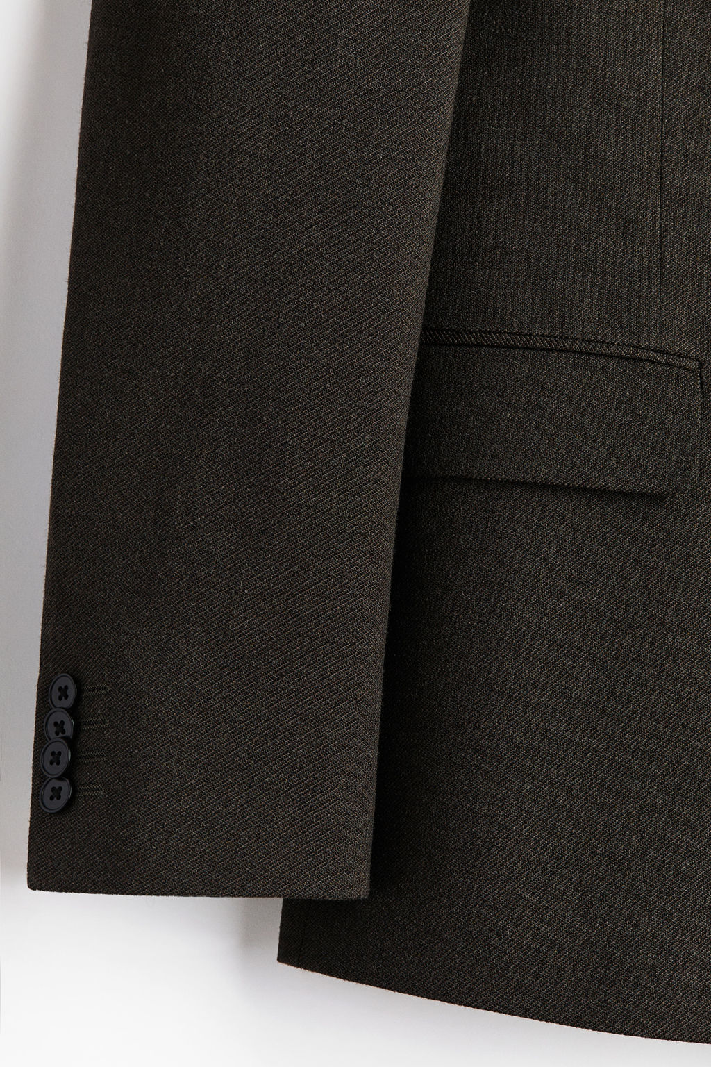 Regular Fit Wool-blend double-breasted jacket - H&m фото 4