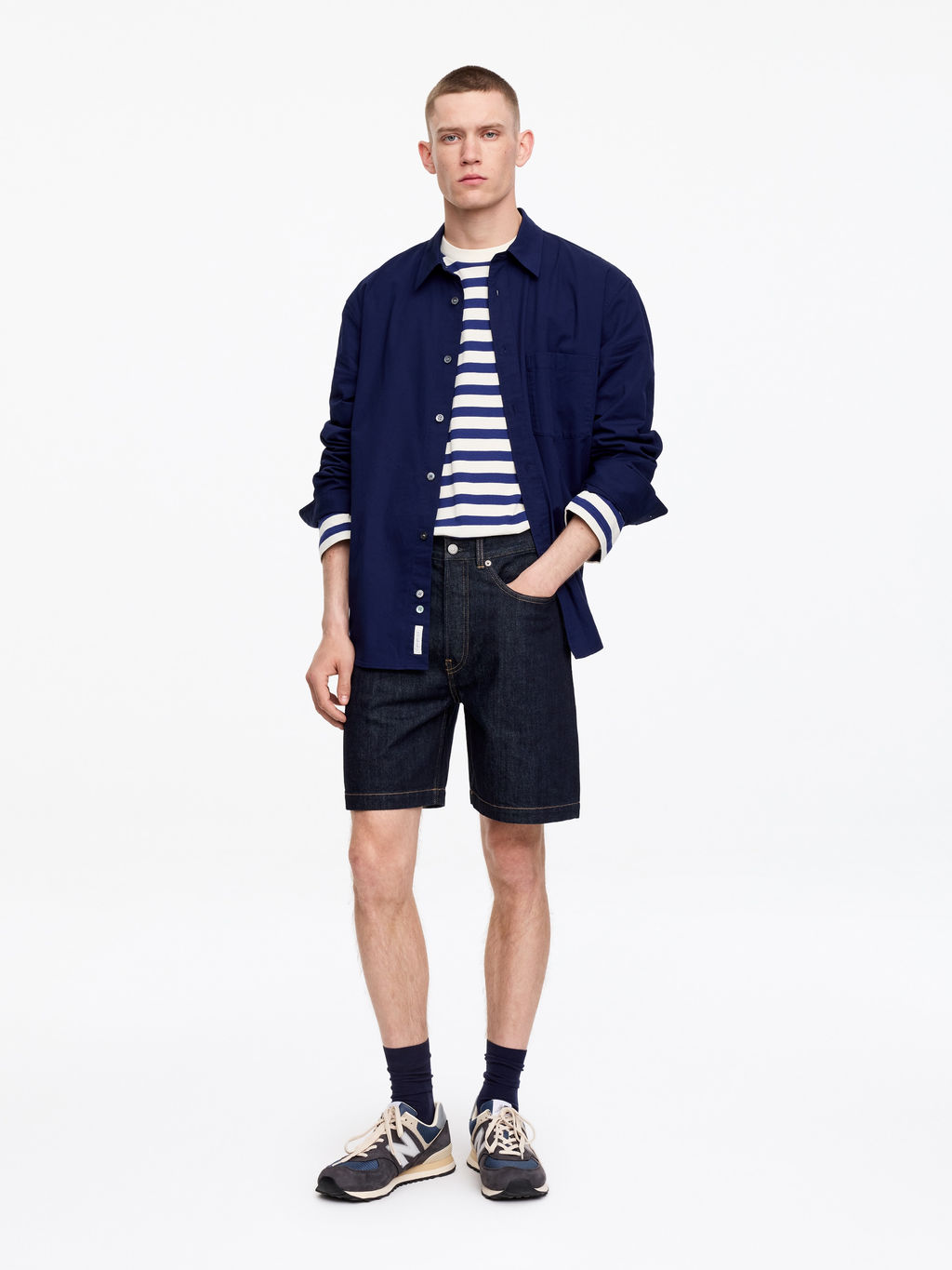 Pantalones cortos denim relaxed fit - H&m фото 5