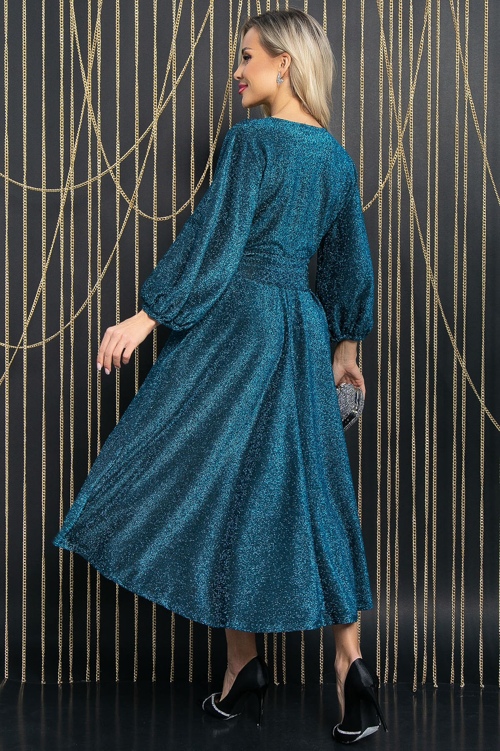 Платье Вечернее настроение (сапфир) П11745 - Lt collection фото 2