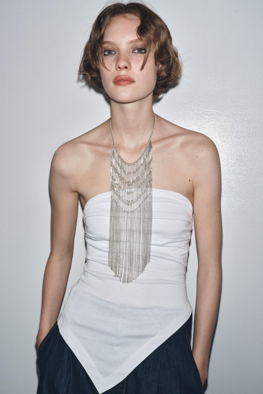 ASYMMETRIC BANDEAU TOP - Zara фото 2