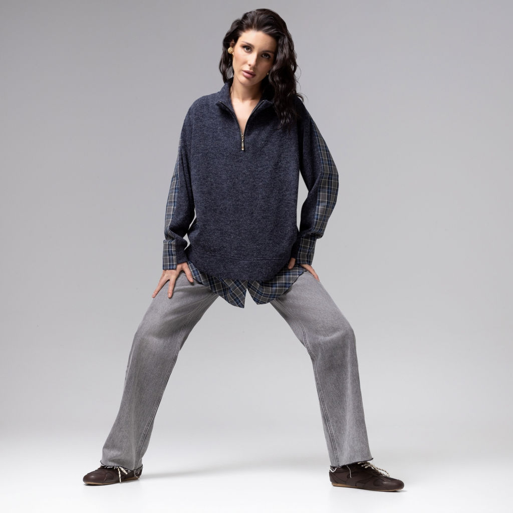 Свитшот утеплённый, Путешествие начинается (синяя туманность) - Charutti фото 8