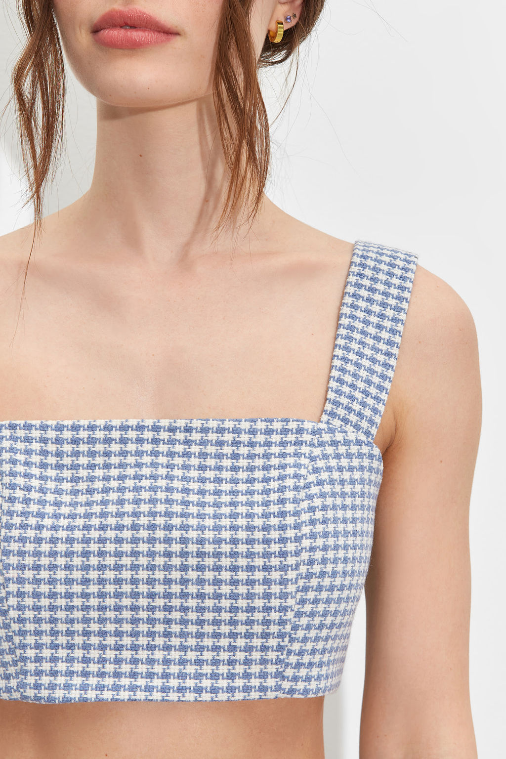 Топ укороченный из твида - Mollis фото 3