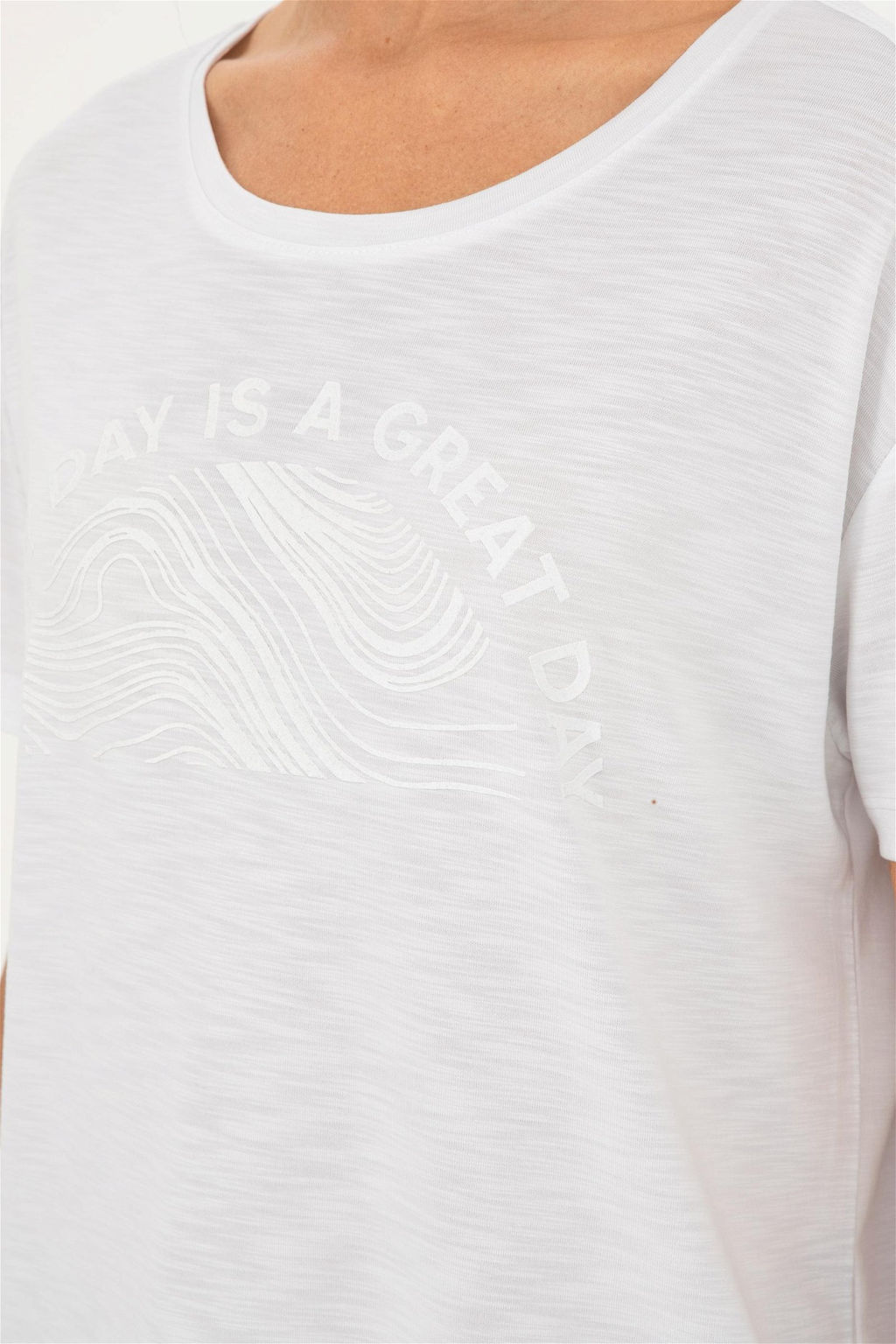 U. S. Polo Assn / Женская белая футболка с круглым вырезом - U.s. polo assn фото 7