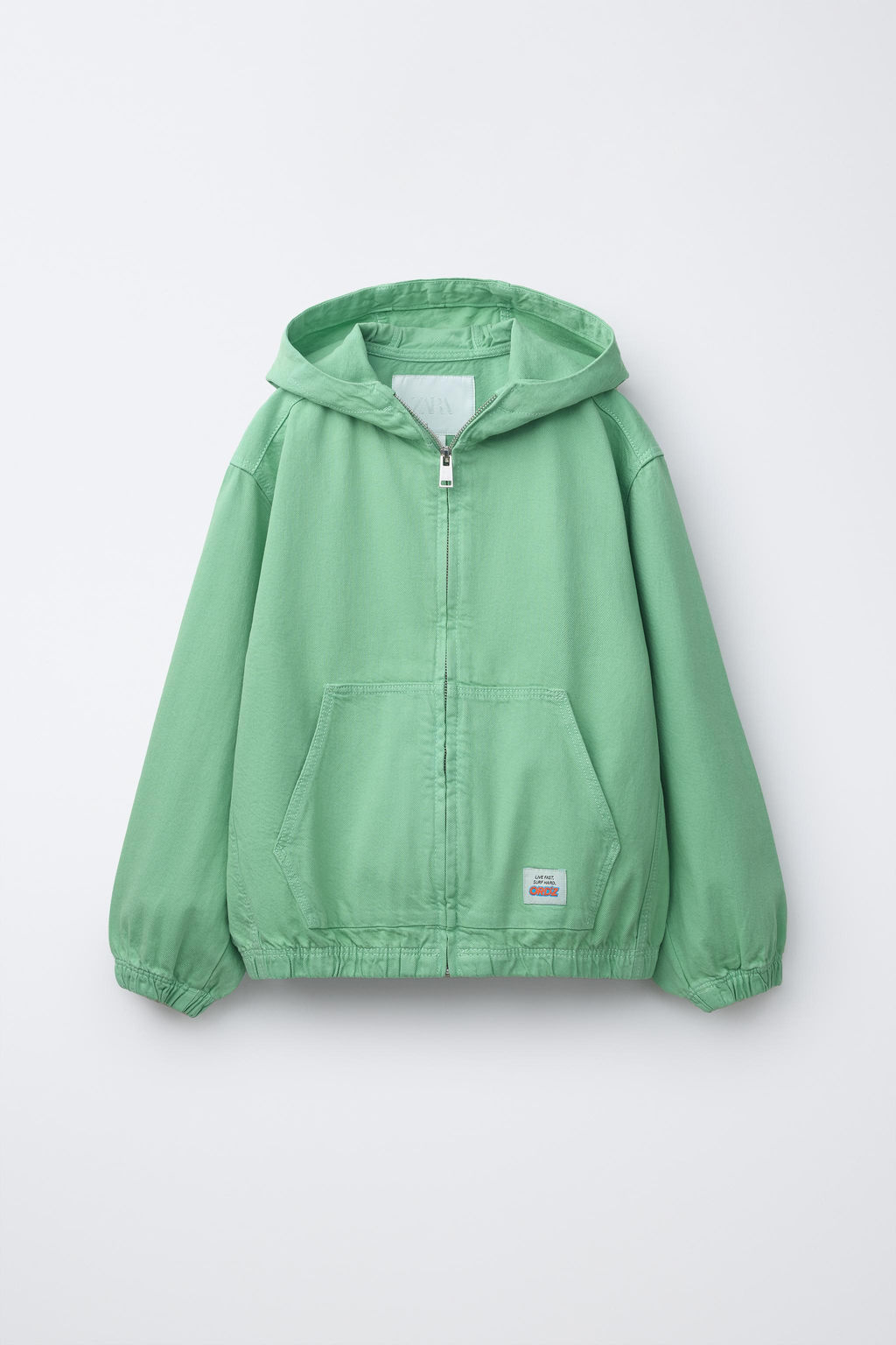 CAZADORA CAPUCHA ETIQUETA / Verde - Zara фото 4