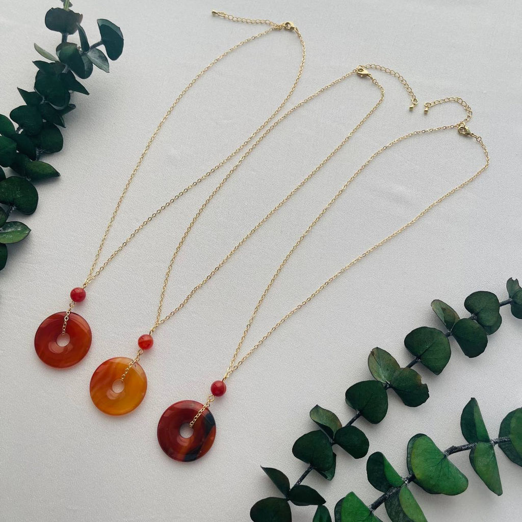 Кулон на цепочке из Агата 45 см +