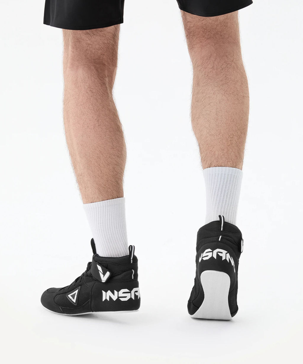 БЕЗ УПАКОВКИ Обувь для бокса низкая INSANE RAPID IN24-BS203, черный