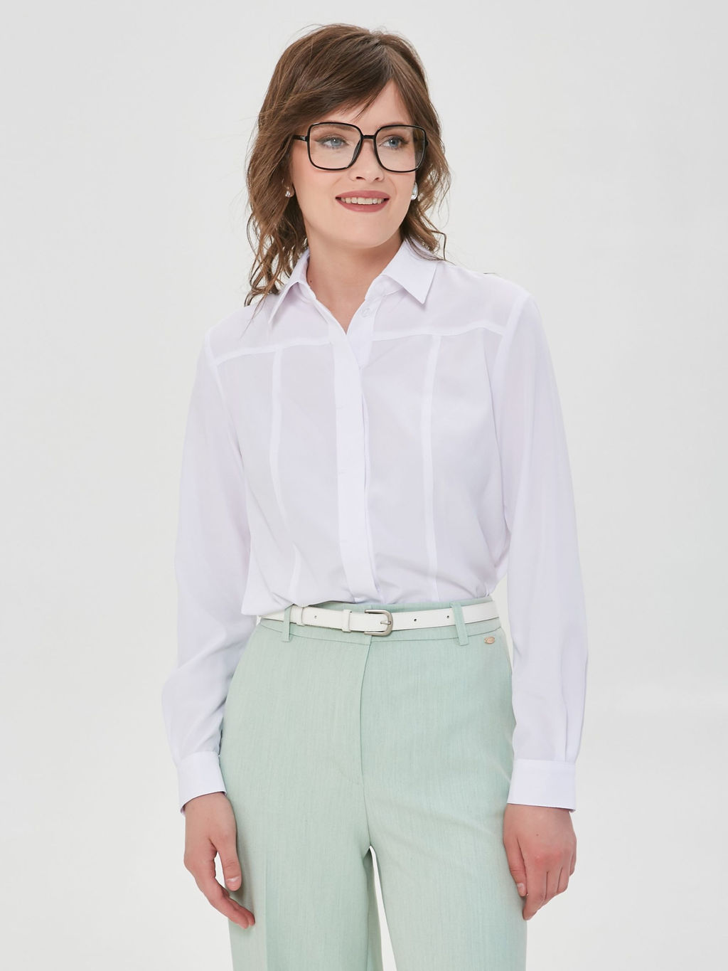 Блуза с потайной застёжкой - Priz фото 2