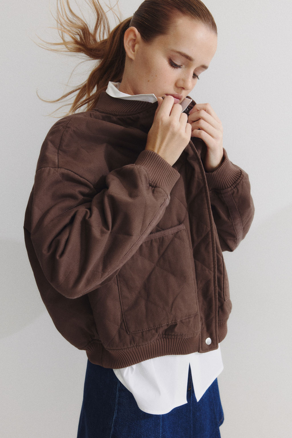 Cazadora bomber acolchada - H&m фото 4