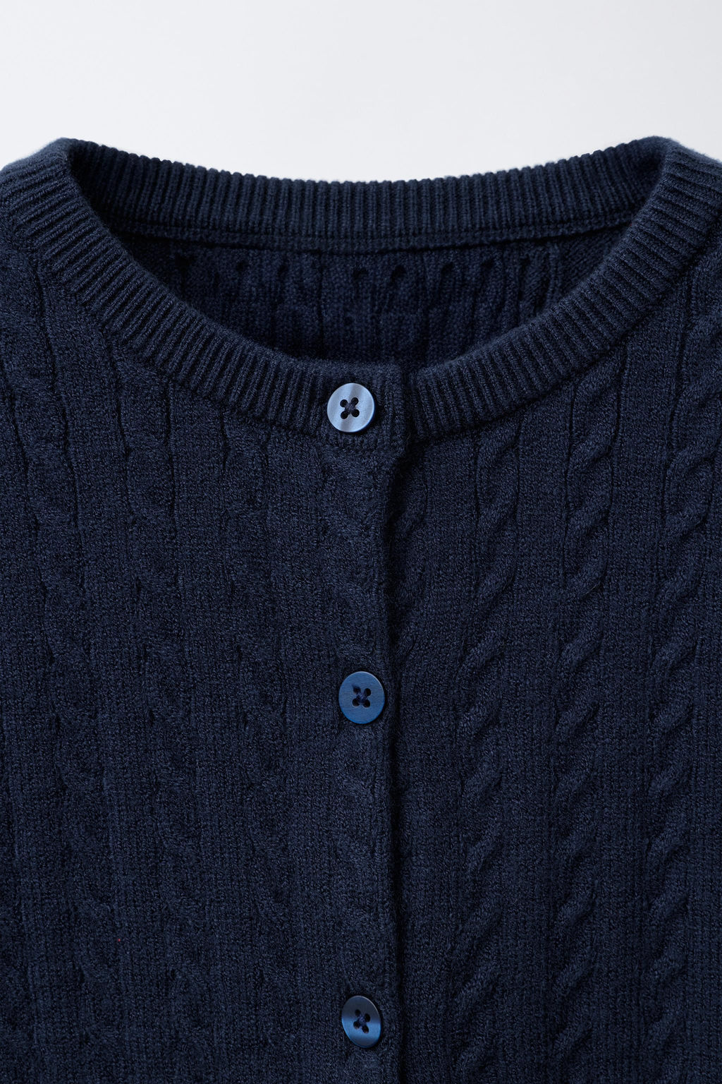 CABLE KNIT CARDIGAN - Zara фото 3