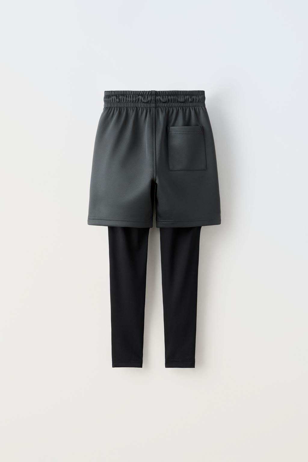 LEGGING BERMUDA SHORTS WITH SLOGAN - Zara фото 2