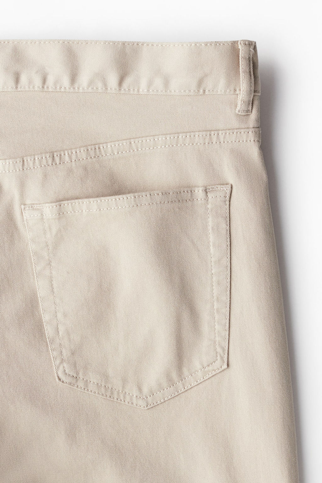 Pantalon en sarga de algodon Slim Fit - H&m фото 4