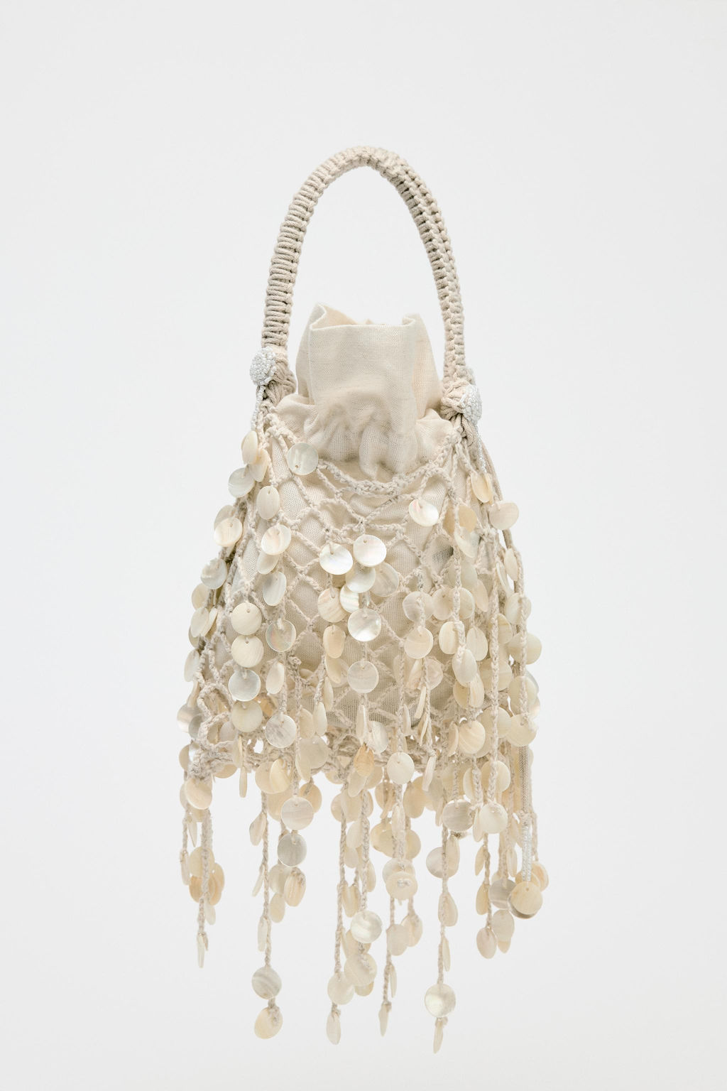 PEARLESCENT APPLIQUE HANDBAG - Zara фото 12