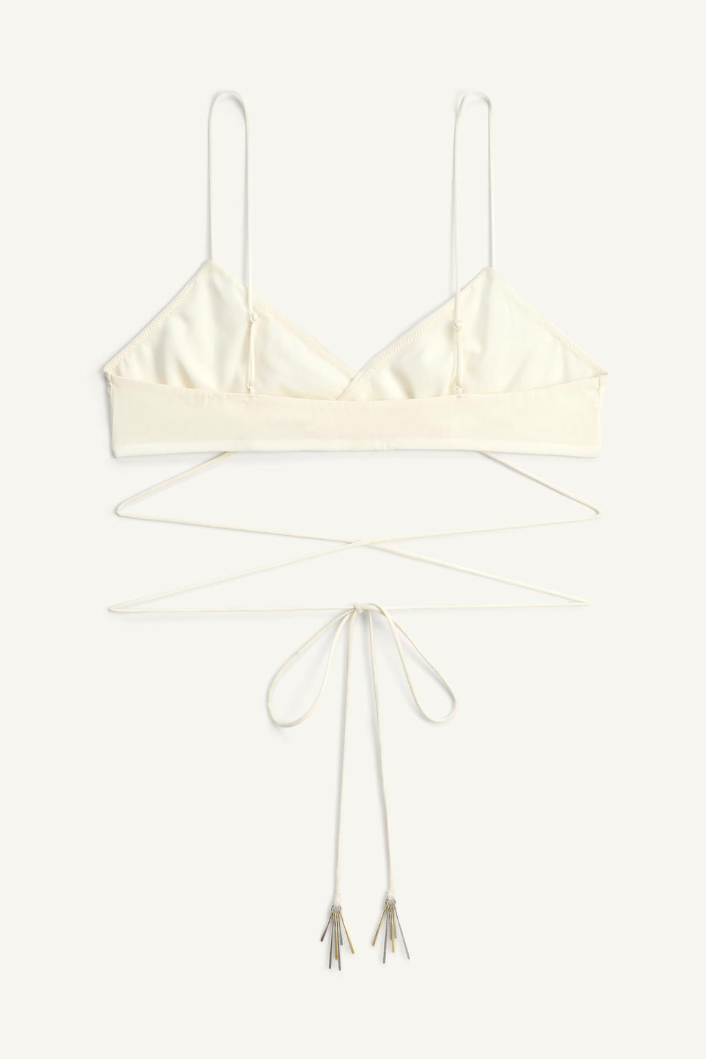 LIMITED EDITION TRIANGLE BRA WITH APPLIQUES - Zara фото 11