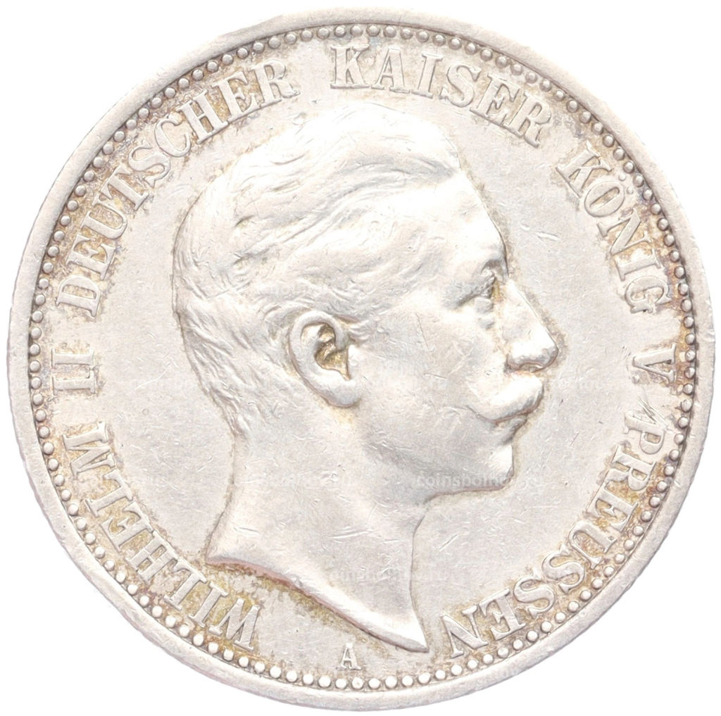 2 марки 1906 года A Германия (Пруссия)