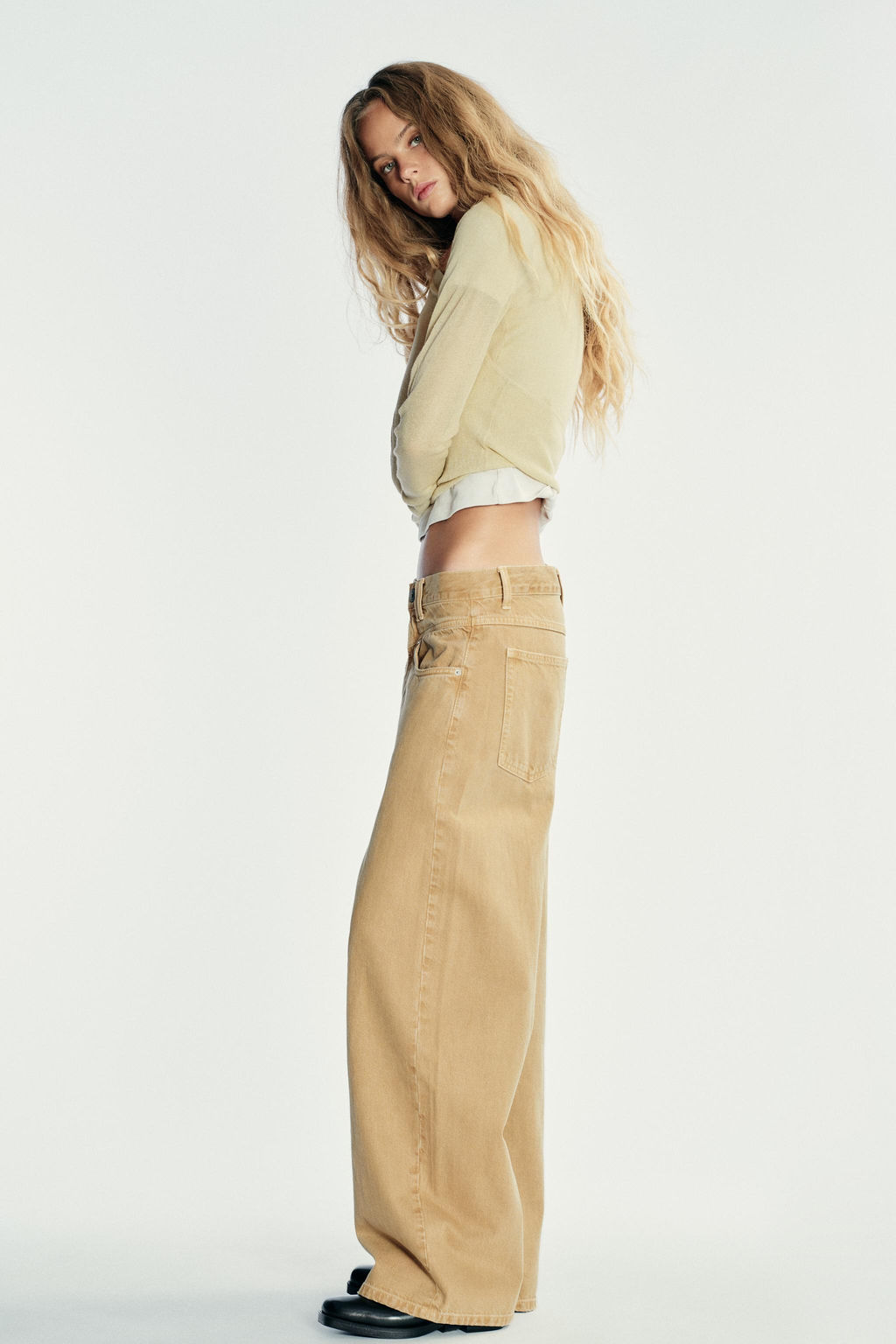 TRF BAGGY LOW-RISE JEANS - Zara фото 13