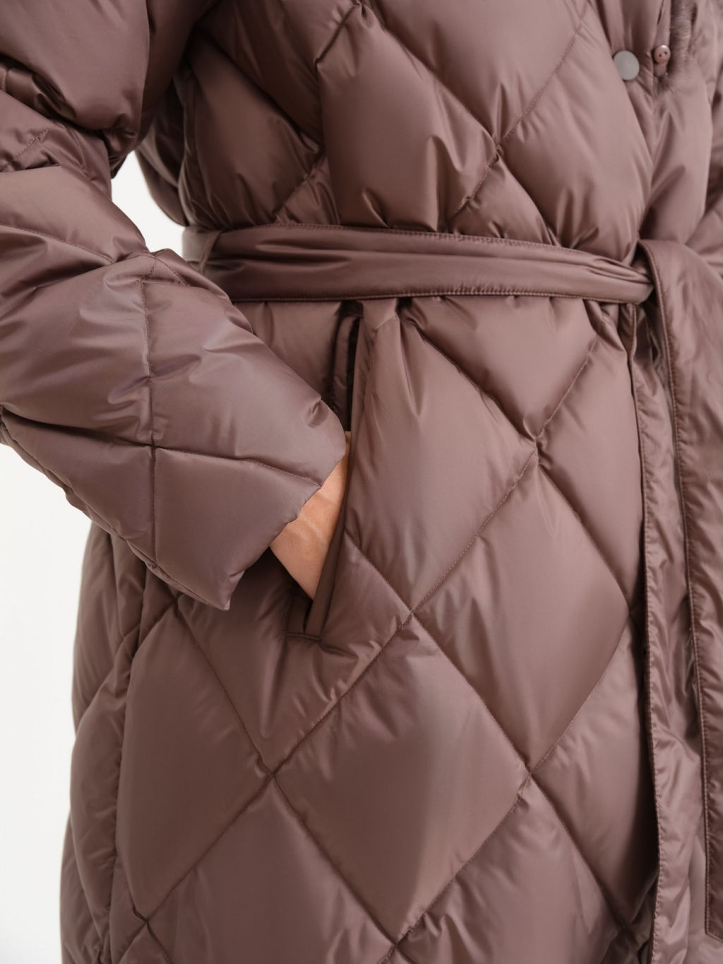 Conso/WDLF 230541 - cappuccino Пуховое пальто  фото 3