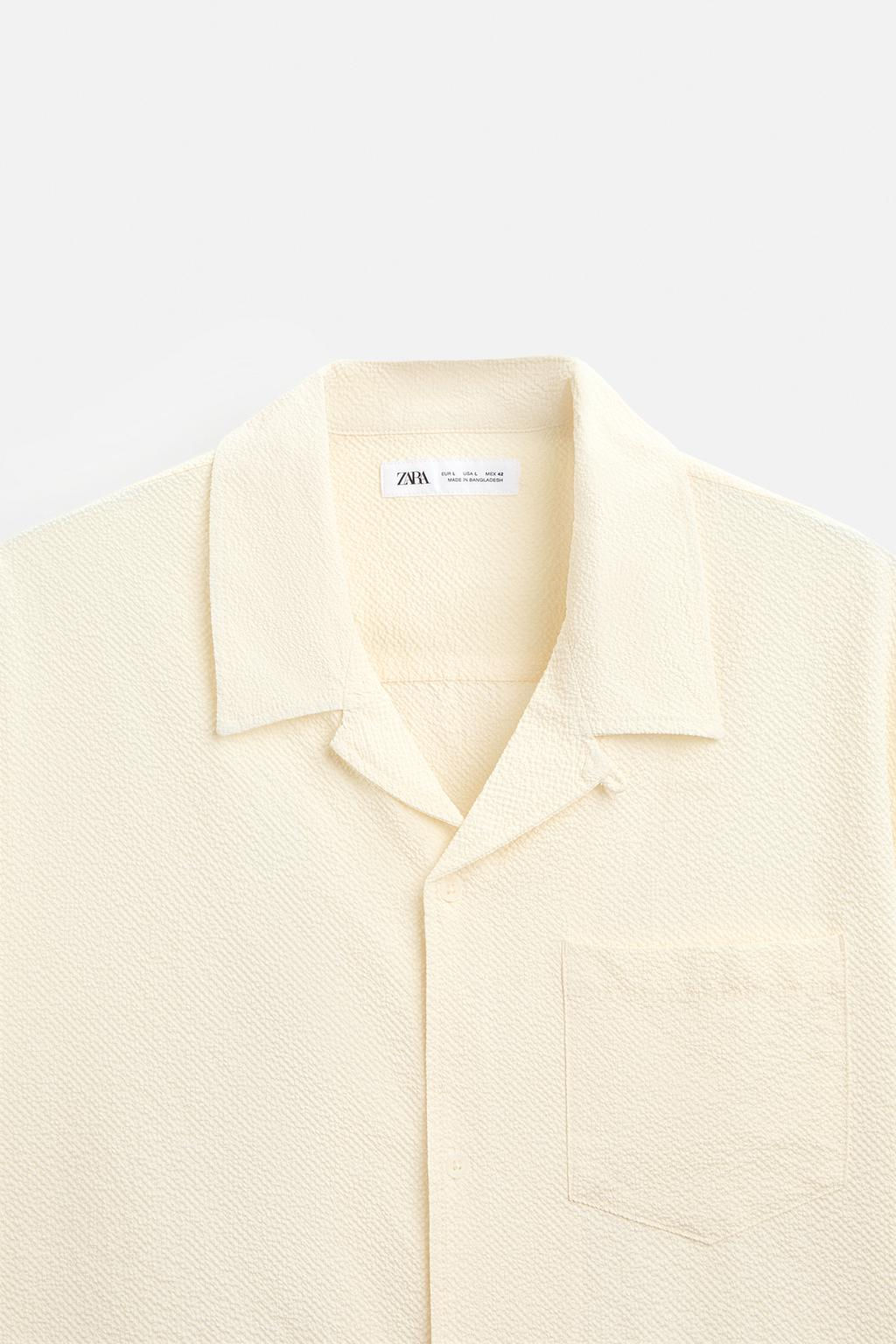 SEERSUCKER SHIRT - Zara фото 3