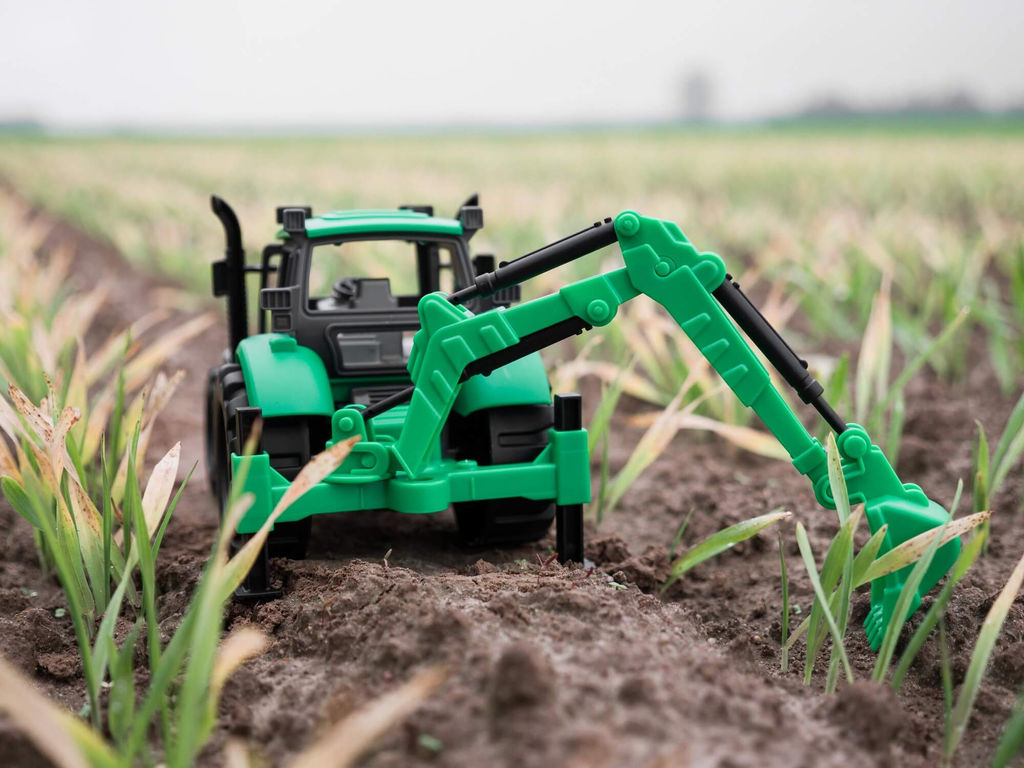 Экскаватор Прогресс инерционный (зелёный) (в лотке) - Полесье фото 13