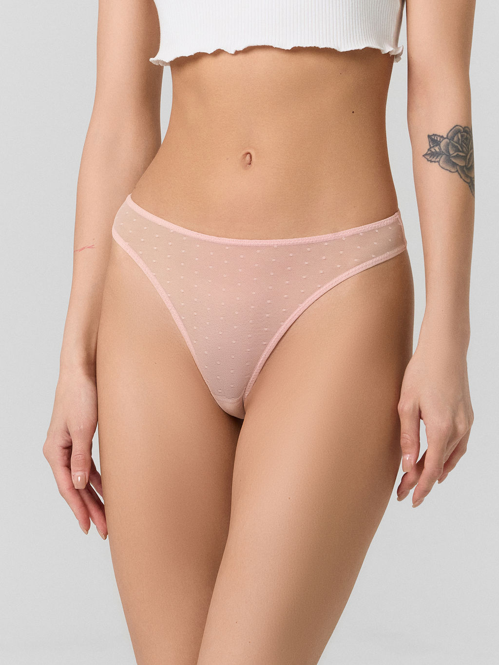 Цена за 2 штуки! Трусы бразилиано женские розовые - Mark formelle фото 2