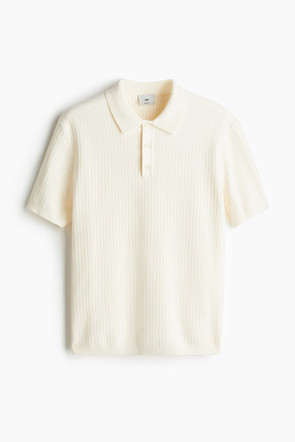Polo en punto texturizado Regular Fit - H&m фото 7