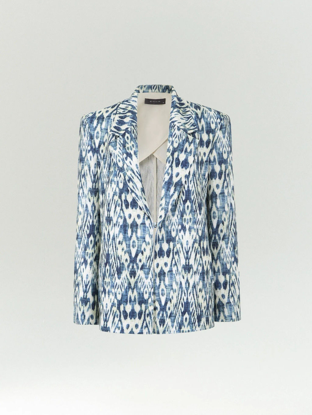 Жакет прямого кроя с принтом ЕМКА