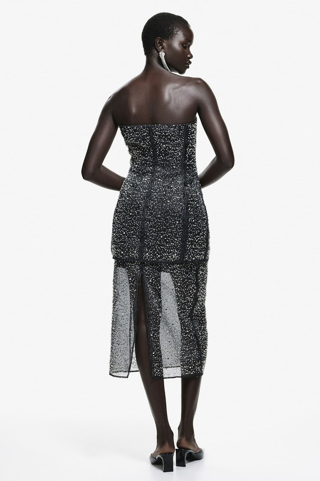 Falda de organza con detalles decorativos - H&m фото 3