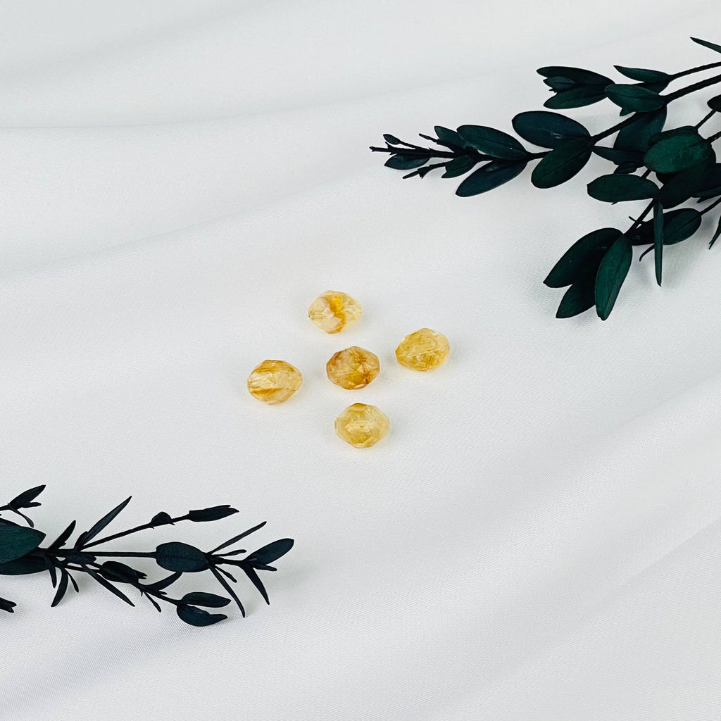 Бусины для украшений из Цитрина (5 шт)