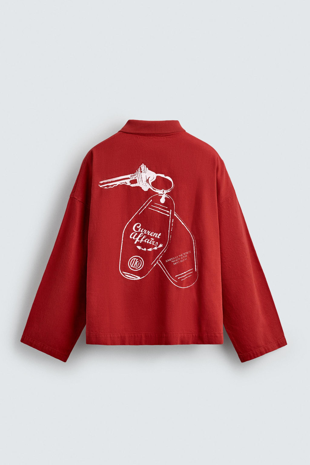 KEYRING PRINT RUGBY POLO SHIRT - Zara фото 8
