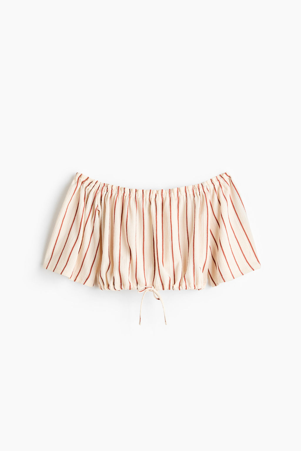 Top off-the-shoulder con efecto arrugado - H&m фото 2