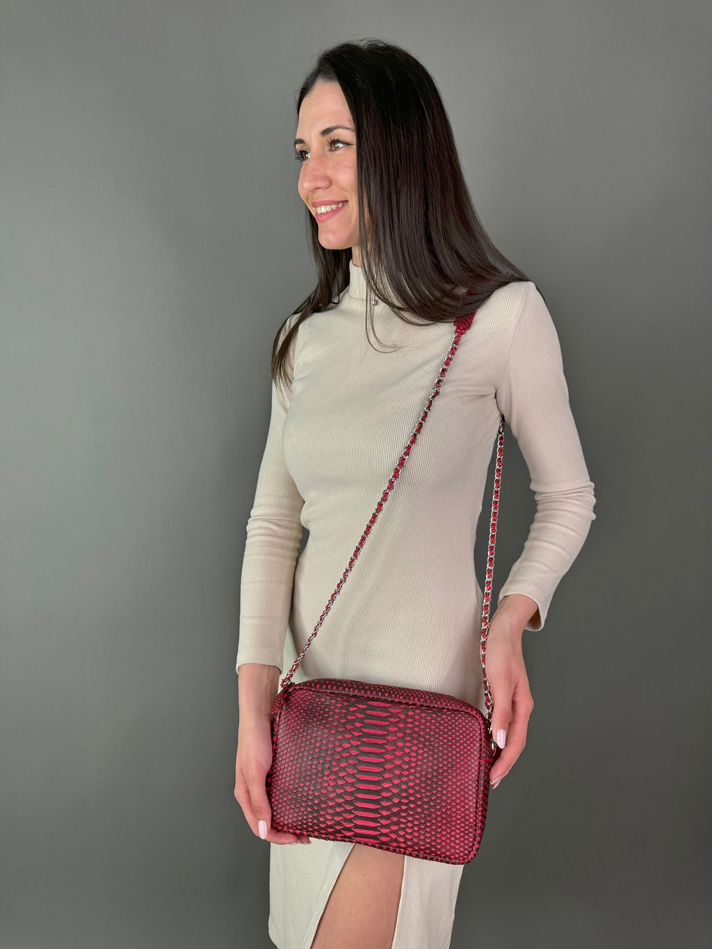 Сумка женская из кожи питона - Sefaro фото 2