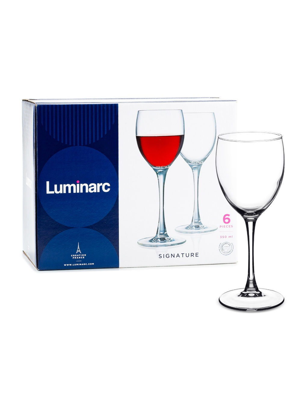 Набор бокалов для вина СИГНАТЮР (ЭТАЛОН) 6шт 350мл - Luminarc фото 3