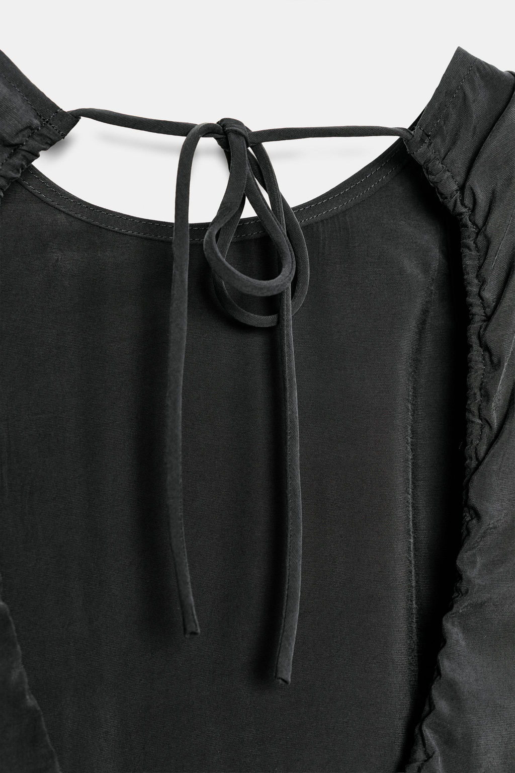 VESTIDO MIDI FLUIDO / Negro - Zara фото 7