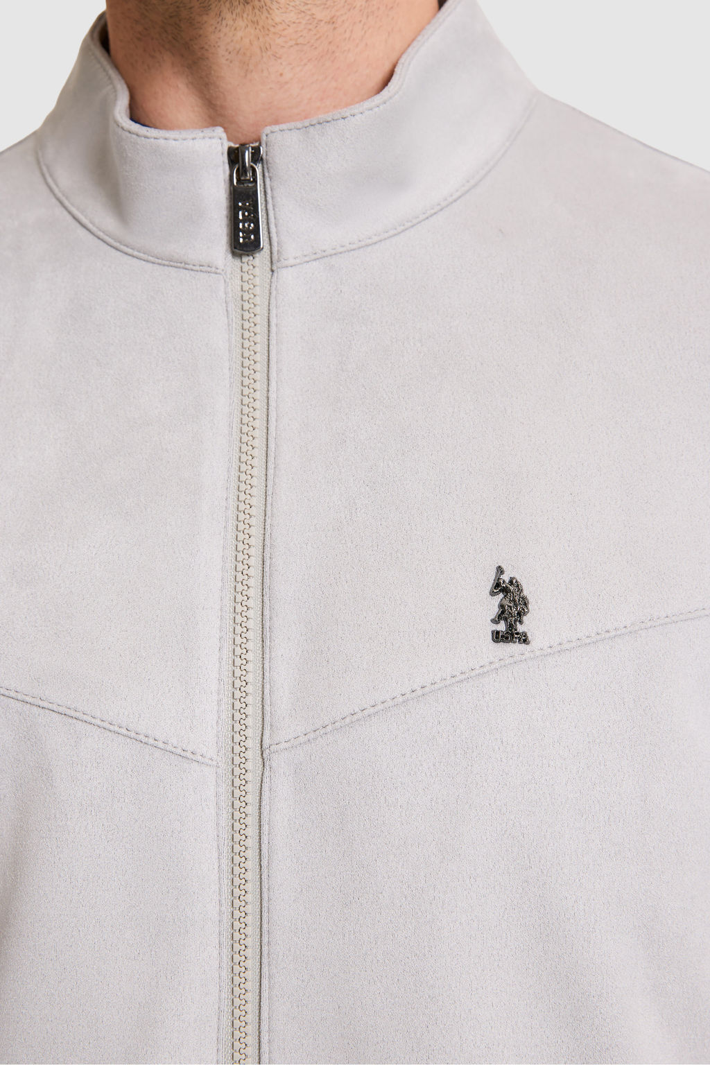 Erkek AГДk Gri Deri Ceket - U.s. polo assn фото 7