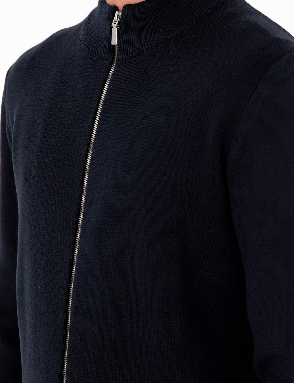 Lacivert Regular Fit Fermuarl_ Triko H_rka - Pierre cardin фото 7