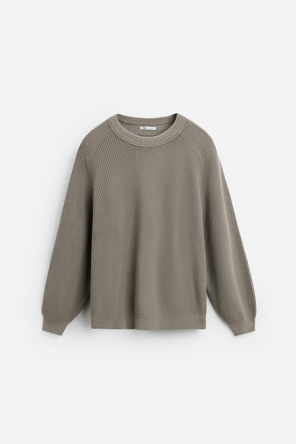 TEXTURED RELAXED FIT SWEATER - Zara фото 6