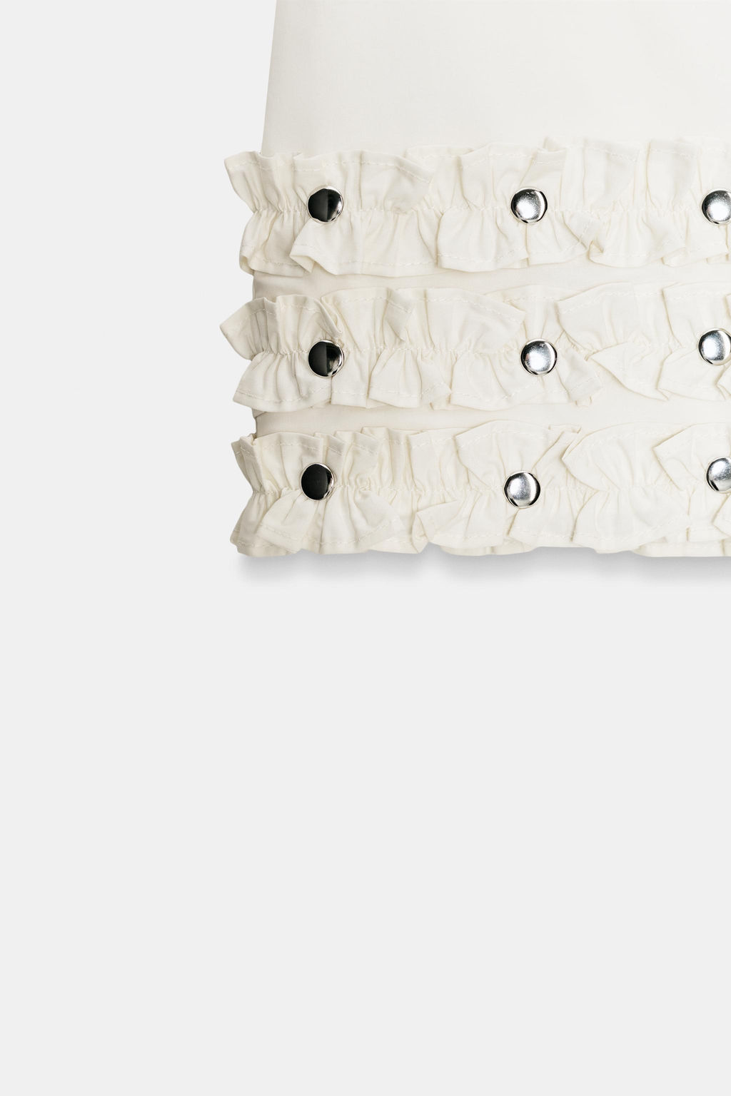 FALDA MINI VOLANTES TACHAS / Crudo - Zara фото 6