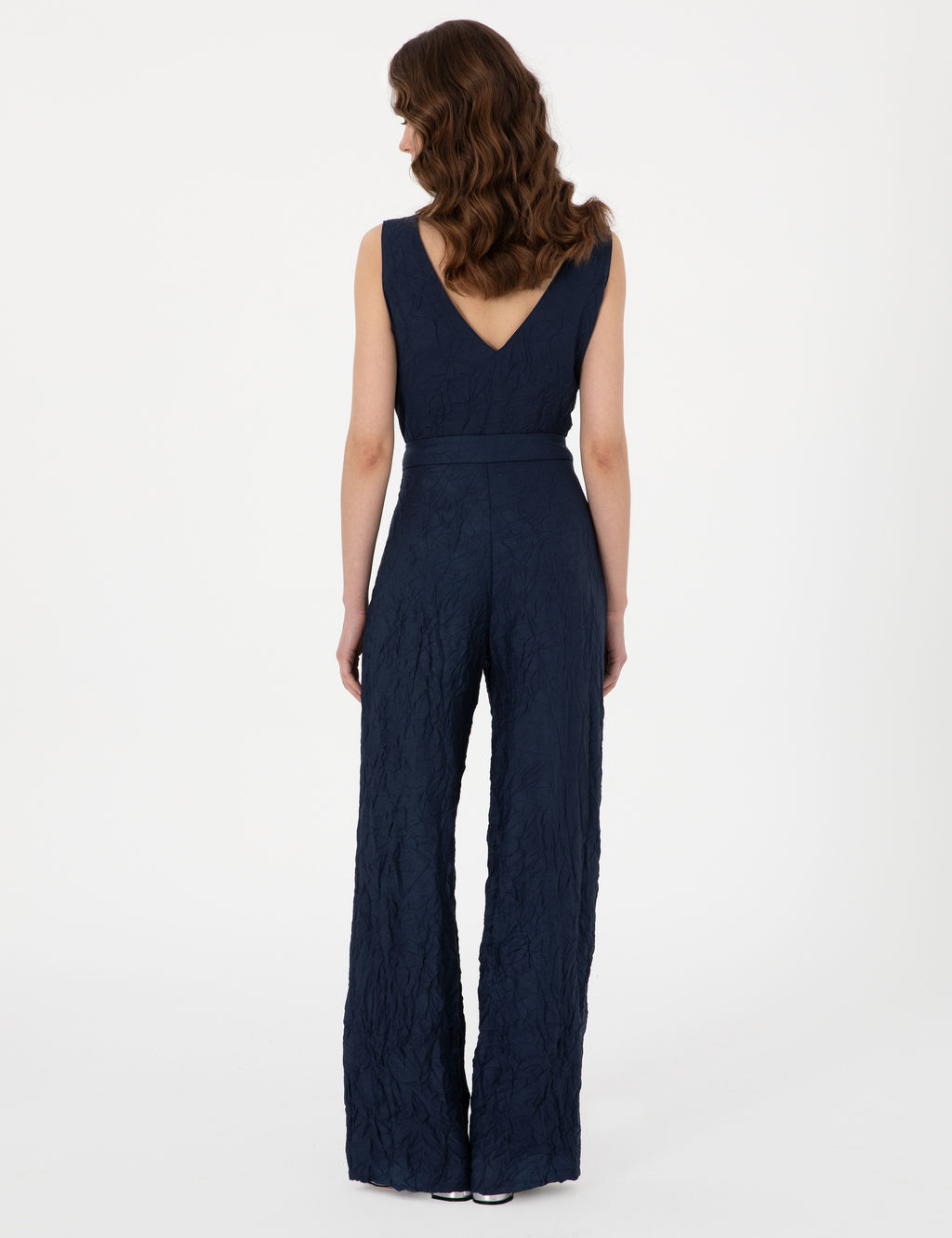 Lacivert Loose Fit Pantolon
