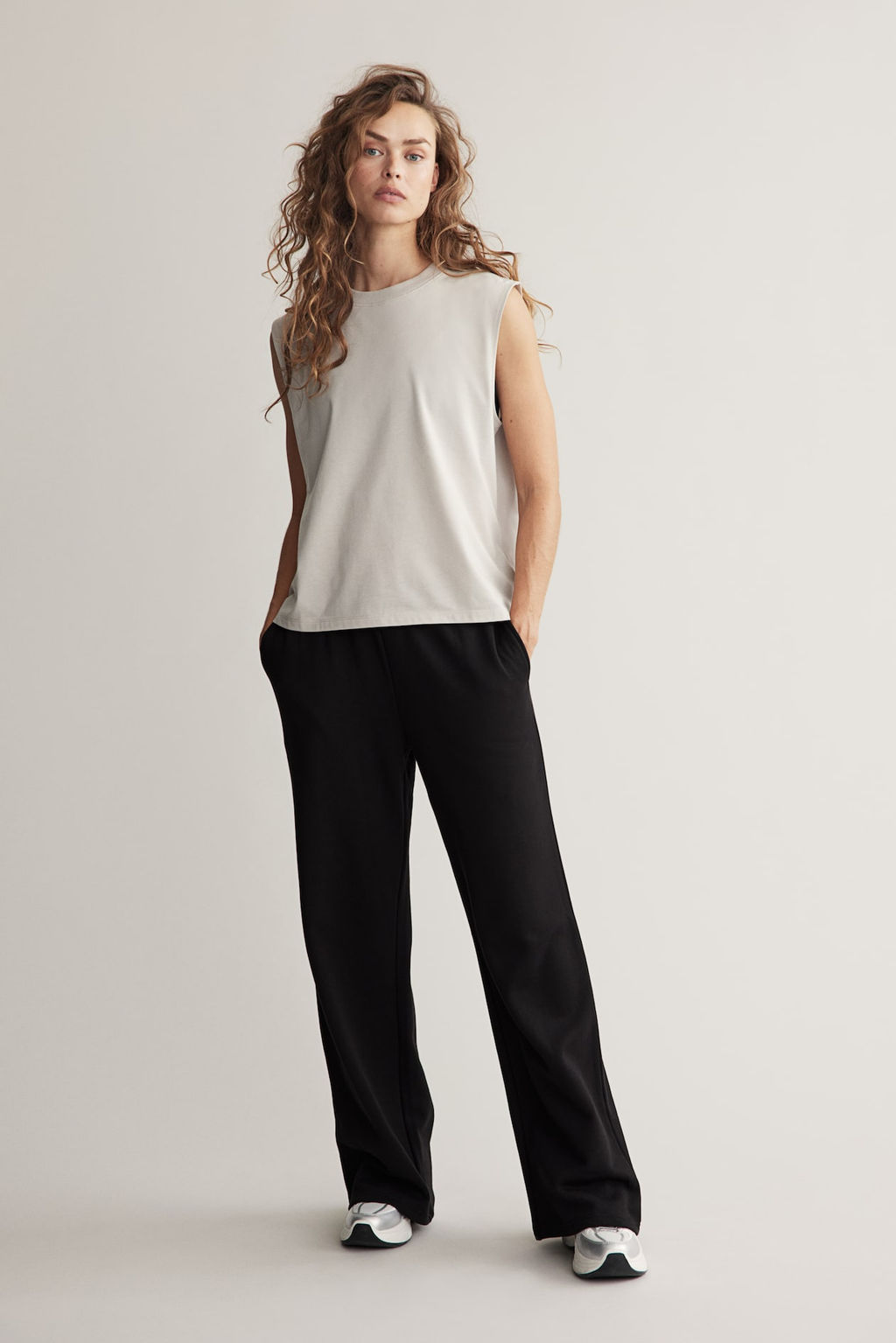 Camiseta de deporte sin mangas en DryMove - H&m фото 3