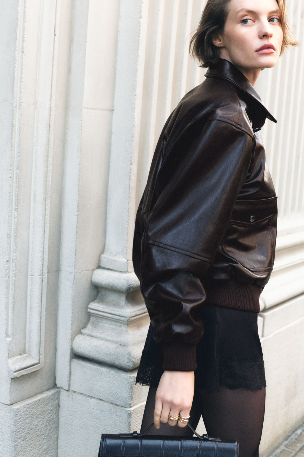 Cazadora revestida con cuello extra?ble - H&m фото 3