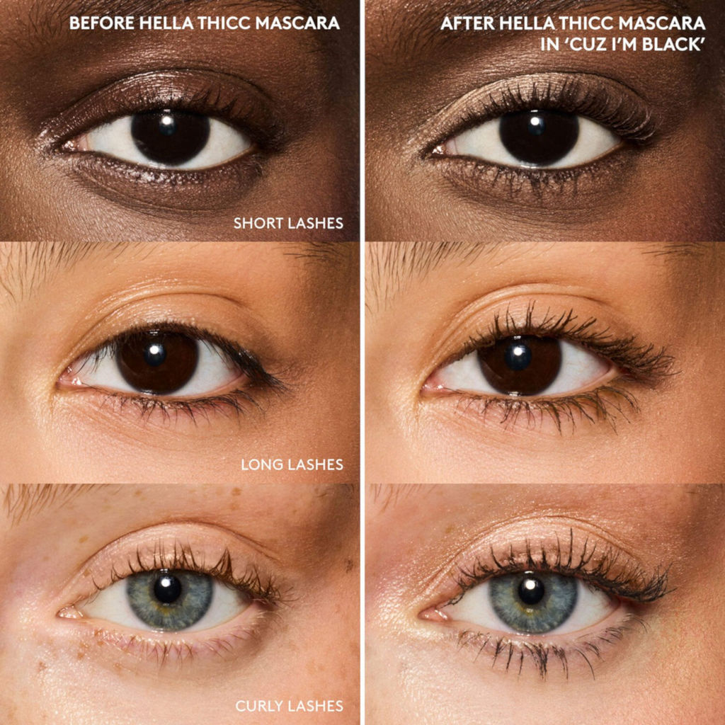 *Fenty Beauty Тушь для увеличения объема Hella Thicc Volumizing Mascara in the shade Cuz I’m Black