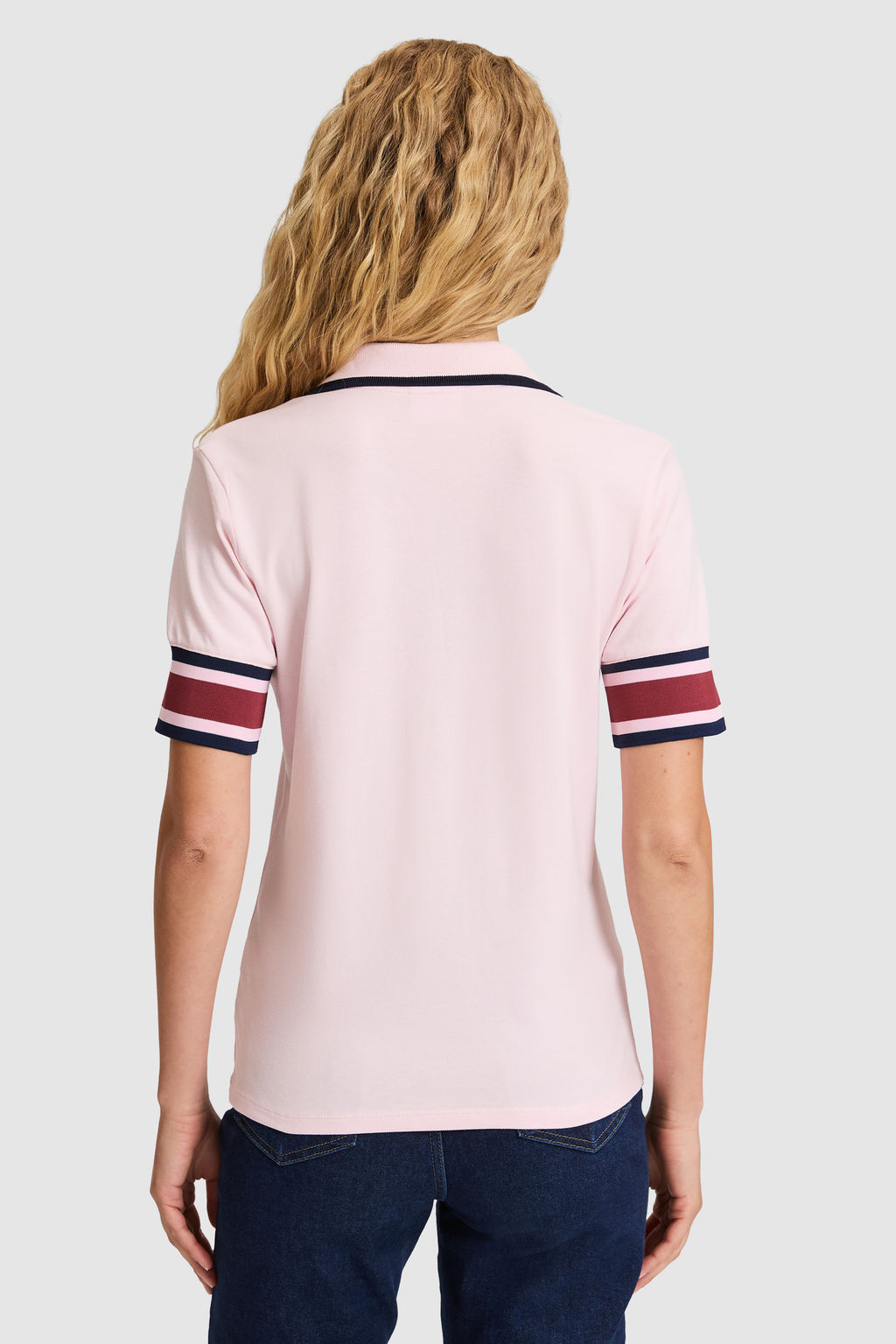 KadДn AГДk Pembe Polo Yaka TiЕГrt - U.s. polo assn фото 5