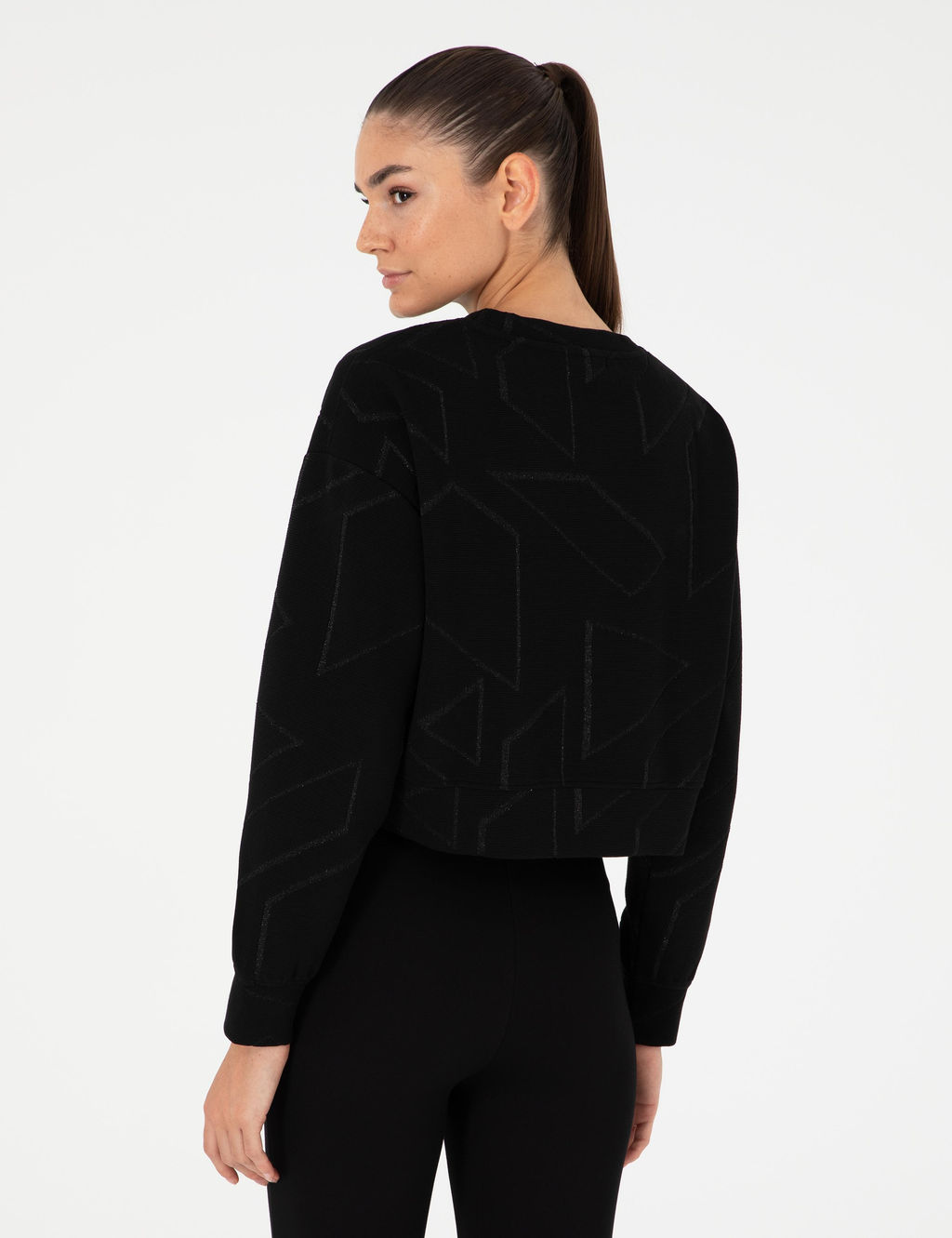 Siyah Oversize Sweatshirt - Pierre cardin фото 5