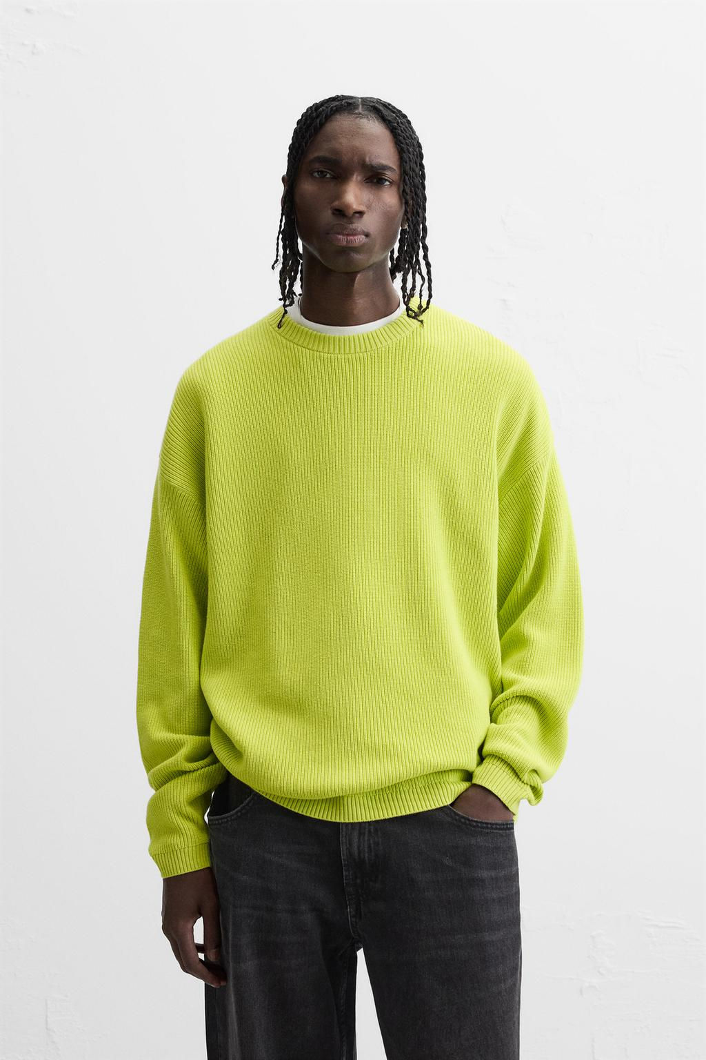 TEXTURED COTTON SWEATER - Zara фото 2