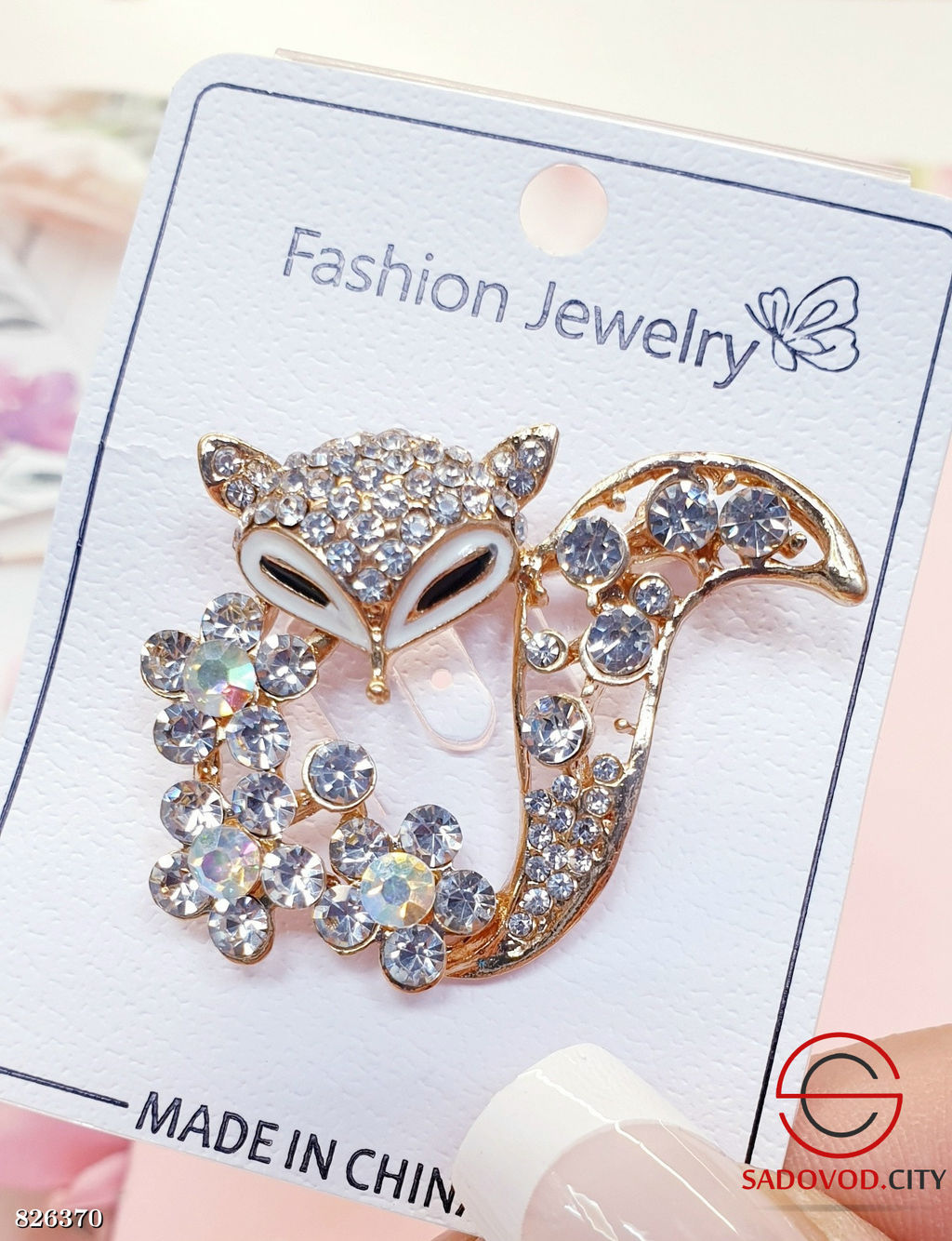 Брошь женская на булавке