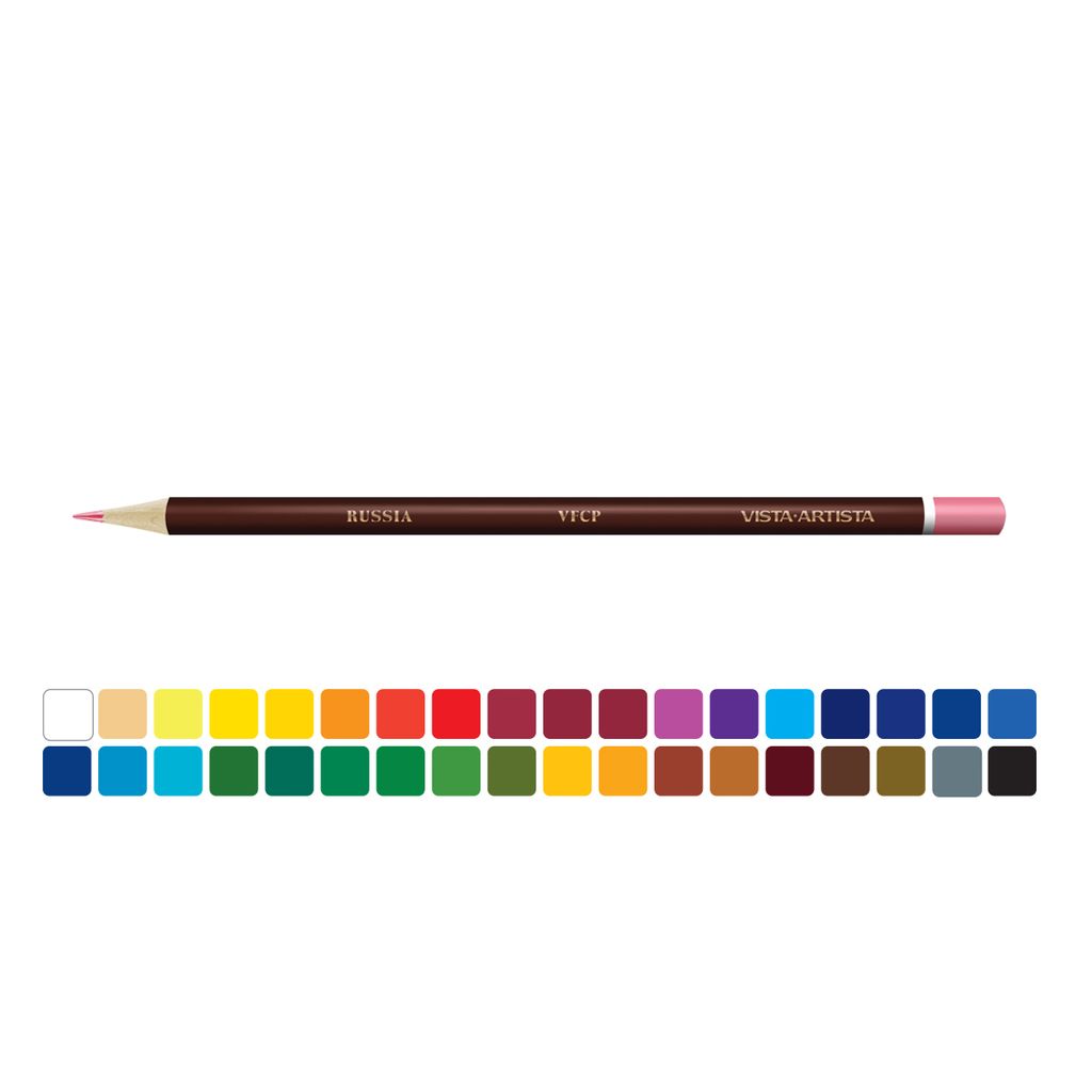 VISTA-ARTISTA Fine VFCP-36 Набор цветных карандашей заточенный 4 х 36 цв - Lyra фото 5