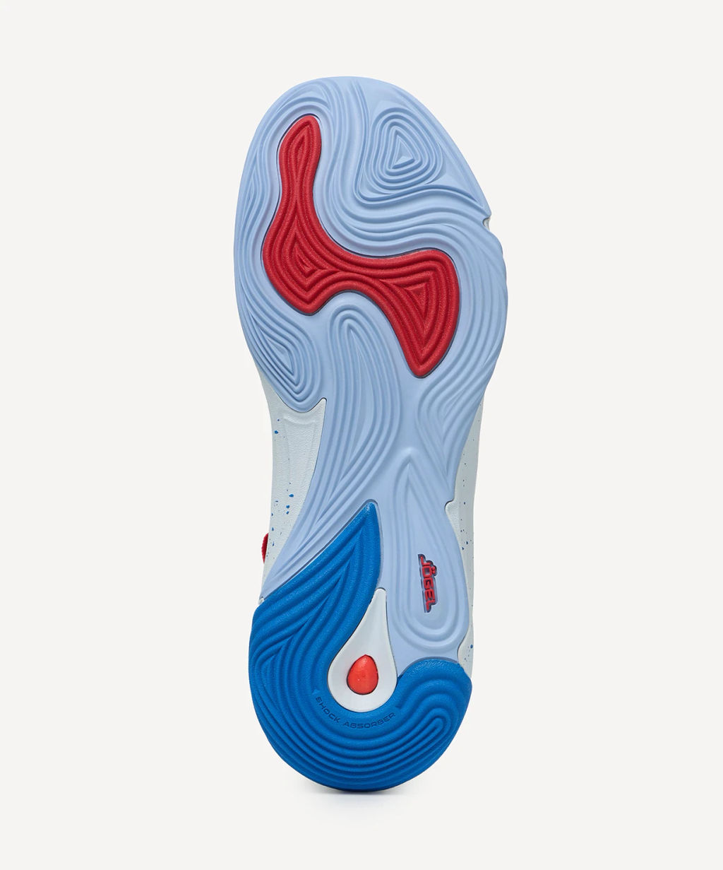 Кроссовки баскетбольные JOGEL Contest, голубой/красный  фото 7