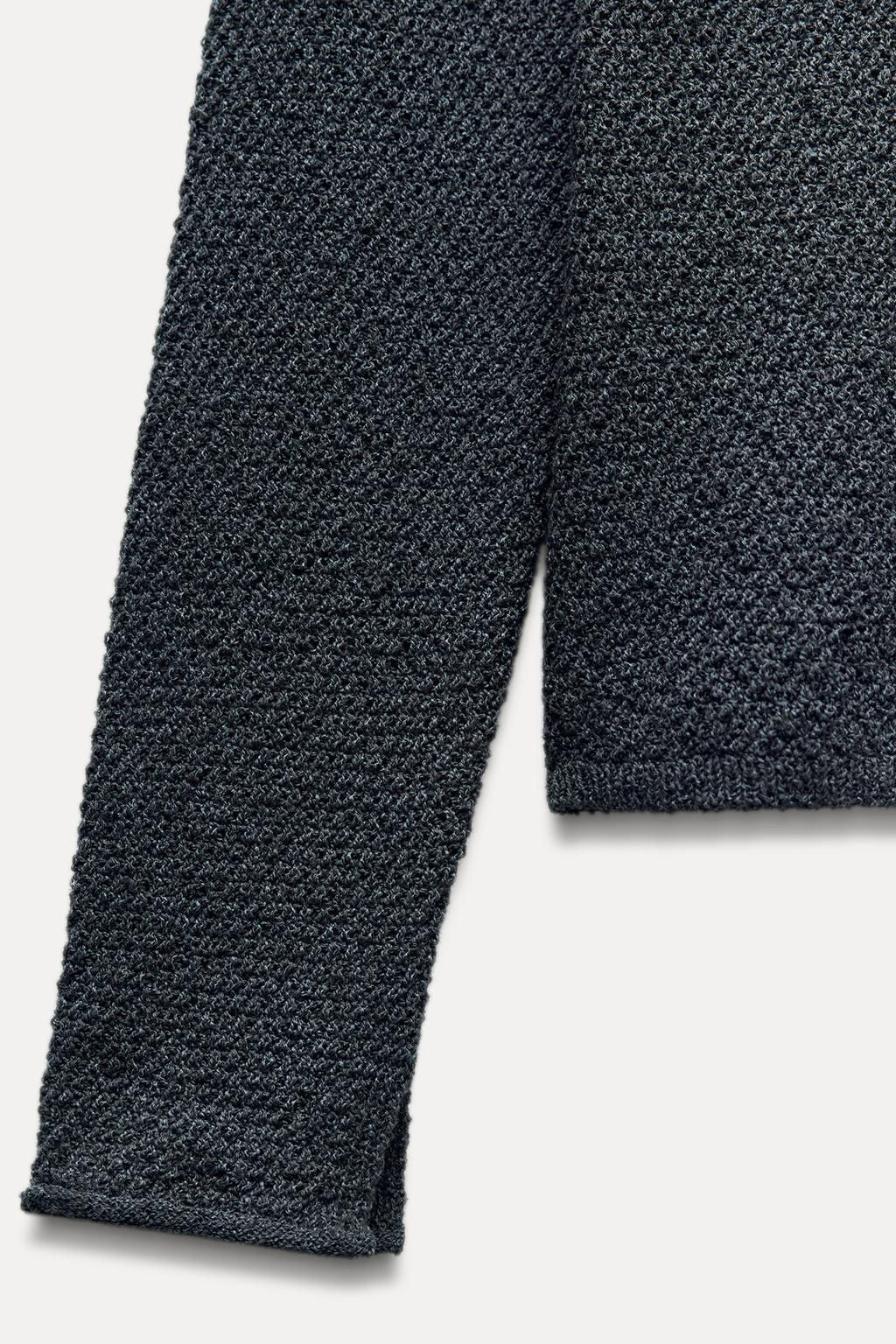 MOCK NECK KNIT TOP - Zara фото 5